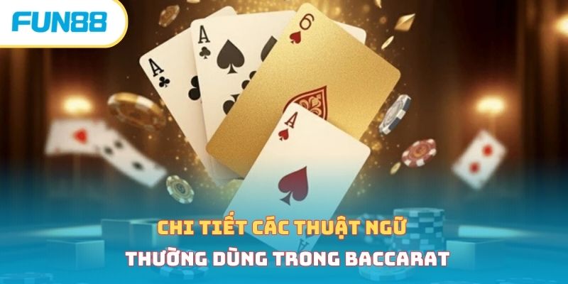 Chi tiết các thuật ngữ thường dùng trong baccarat