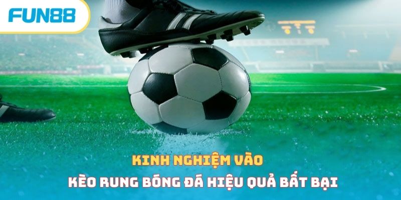 Kinh nghiệm vào kèo rung bóng đá hiệu quả bất bại